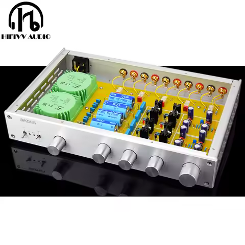 HIFI Stage Amplifier Tone tune Audio Home preamplifier FV-2020 OP AMP preamp LME49710 JRC5534 AD797 