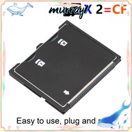 MURRAY Memory Card/Micro Storage Card, Dual Slot CF Type I Card Converter XC to CF Adapter, Portable