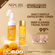 Npure Marigold Deep-Cleanse Facial Wash Package+Marigold Clearing Petal Toner