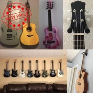 Wall Mount Guitar Hanger Hook Non-slip Holder Stand For Acoustic Guitar Ukulele Violin Bass D7O1