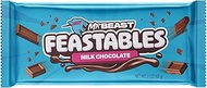 Feastables by MrBeast Milk Chocolate KING Size Chocolate Bar, 2.1oz (60g), 10 count