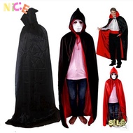 Red and Black Vampire Cloak Halloween Cosplay Full Accessories