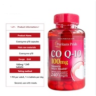 [SG Seller] Puritan's Pride Q-Sorb Coenzyme Q10 100mg Rapid Release Soft Capsule 240 capsules