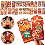 Set 2026 Red Envelopes Chinese New Year Lunar Red Envelopes Cartoon Envelopes Horse Red C7z5