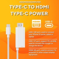 Type-C To HDMI + Type-C Power USB C to HDMI USB C Power Cable