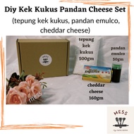 Diy Steamed Pandan Cheese cake / Steam pandan cheese cake Set