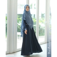 Promo Azizah set By Al Hijaz Navy Murah