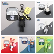 Compatible with Baseus Bass EP10 Ultra Bluetooth Earphone Protective Silicone Cute Cartoon Covers Bl