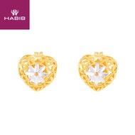 HABIB Oro Italia 916 Yellow and White Gold Earring GE73440922(YW)-BI
