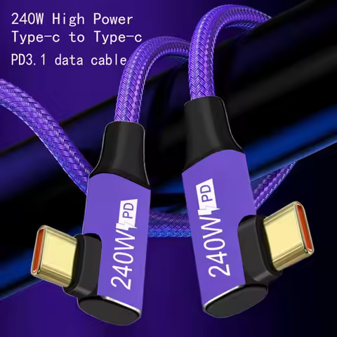 1m 2m 3m USB Type C to C Cable 240W PD Fast Charging Wire for iPhone 15 PS5 Switch Samsung MacBook P