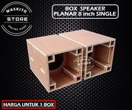 Box Speaker Planar 8 inch Single