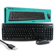 LOGITECH MK120 KEYBOARD + MOUSE / MK 120 1 Year Warranty