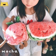 AIXINI Watermelon Plush Toy Cherry Stuffed Toy Cartoon Fruit Pillow Christmas Gift Birthday Gift for Kids