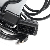 DICE 2014D J2534 Alat Diagnostik Kereta Pengimbas Kereta OBD2 Berbilang Bahasa