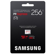 Samsung P9 Express microSDXC Memory Card / 256GB / 512GB For 4K UHD Video / Consoles and Cameras / m