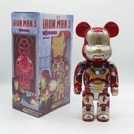 Fashion 28cm Marvel's Captain American Deadpool Iron Man Suicide Squad Venom Batman 400 % Bearbrick Action Figures