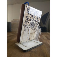 Rak Quran Mini Kayu | Mini Wooden Quran Holder – Senitukang