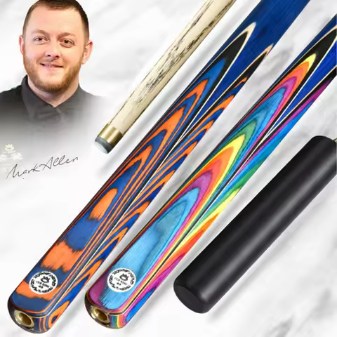 O'Min Handmade QueYu 3/4 Snooker Cue Stick 10mmTip Snooker Cues Case Set China