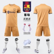 ชุดฟุตบอลบาร์เซโลนา 10 ของเลเวน ชุดแข่งที่เป็นเจ้าบ้านและเยือนพร้อมเสื้อผ้าเล่นฟุตบอลชุดแข่งขันทีม Y