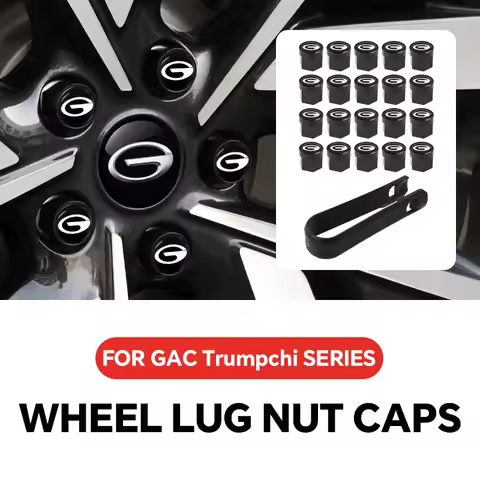 20PCS Car Wheel Caps Bolts For GAC Trumpchi M8 GS4 GS4 MAX GS3 GS8 M6 Tire Nut Caps Car Wheel Lug Nu
