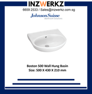 Johnson Suisse Boston 500 Wall Hung Basin