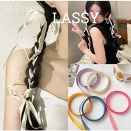 2M Solid color ribbon hair tie with bow for styling [CODE L604] [T1- KHO1]