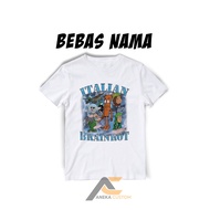 Italian Brainrot Kids' T-Shirt Viral Anomaly Kids' T-Shirt/Add Name Option