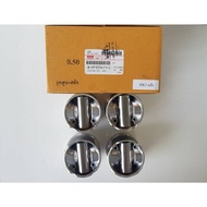 Piston + Bolt + Lock Ring ISUZU D-MAX COM 4JK1 Steel Groove IZUMI JAPAN Brand 1 Set (4 Pieces) Gaske