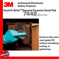 3M SCOTCH BRITE 7448 Ultra Fine Hand Pad (5pcs/pack)