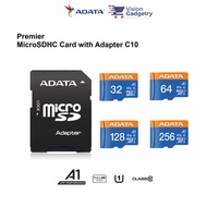 Adata Ultra Class 10 Micro SD Card 100MBS A1 Full HD (32GB/64GB/128GB/256GB)
