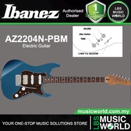 Ibanez AZ2204N Alder Body Prestige Electric Guitar with HSS Pickup and Gotoh Tremolo - Prussian Blue