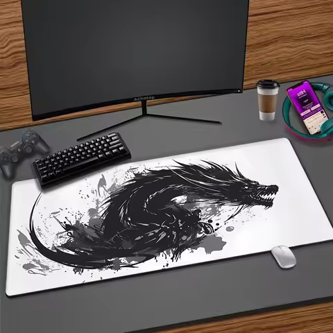 Japanese Dragon Large Gaming Mousepad XXL Keyboard Gamer Mouse Pad on The Table Speed Desk Mat Anime
