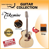 Takamine GJ72CE-12 NAT | Jumbo Cutaway 12-String Acoustic-Electric Guitar | Solid Spruce Top, Flame 