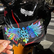 KAWASAKI Wings Reflective Motorcycle Sticker Decor Motor Bike Body Front Windshield Decal Accessories for Kawasaki RR 150 Ninja 250 Z250 Versys 650 K1 ER6N ZX25R