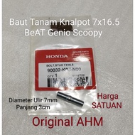 Exhaust Bolt 7x16.5 Original Genio ScoopyBEAT AHM 90032 K0J N00