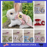 Rabbit Clothes Harness Leash Bunny Pet Accessories Tali Arnab 兔子衣服 兔子牽引繩