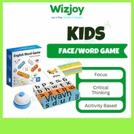 Wizjoy Permainan Pendidikan Blok Tukar Wajah & Blok Ejaan Perkataan Mainan Pembelajaran Interaktif D