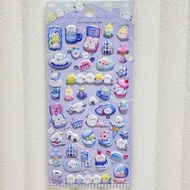Hologram embossed sticker/ foam embossed sticker/ decoration sticker Decorative sticker