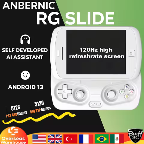 ANBERNIC RG Slide Handheld Game Consol Video Game Consoles 4.7''DP Output Unisoc Processor 120Hz Tou