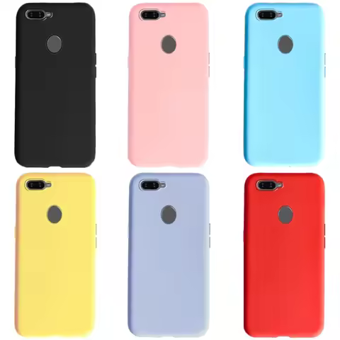 Candy Color Soft Case for OPPO A12 A 12 Back Cover Coque Funda for OPPO A12 CPH2083 A12e A12 e Phone