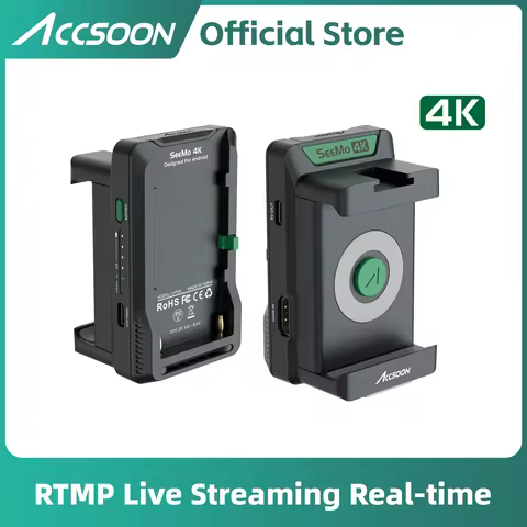 Accsoon SeeMo camera HDMI to 4K USB-C Video Monitoring for iphone ipad RTMP Live Streaming Real-time