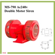 MS-790 Double Door Motor Siren MS790 10'' AC240