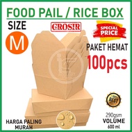 Food Pail R Rice Box Lunch Box Takeaway Kraft Wholesale Lanasi