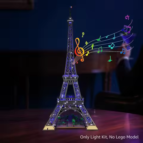 LED Lighting Set Suitable for LEGO Eiffel Tower 10307 Building Blocks