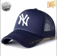 Topi Distro Ny / Topi distro Ny Premium / TOPI TRUCKE NY / Logo Putih