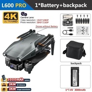 L600 pro MAX GPS Drone 4K Professional 3-Axis PTZ HD Dual Camera Drone เครื่องบินไร้คนขับไร้สายแบบไร