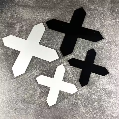 JDM Cross Stickers for Motorcycle Body Tank Reflective Vinyl Decals DIY Motorbike Helmet Decor for S