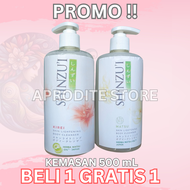 BELI 1 GRATIS 1 Sabun Cair 500ML Shinzu kemasan repack botol Pump Body wash GRATIS ONGKIR