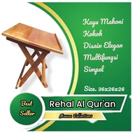Al-Quran Folding Table Dampar Study Table Al-Quran Rehal Al-Quran Folding Table Multipurpose Folding