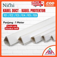 NICHI Cable Protector TC1 TC2 TC3 TC4 TC5 TC6 Cable Ducting / Protector Plus Double Tape 100Cm